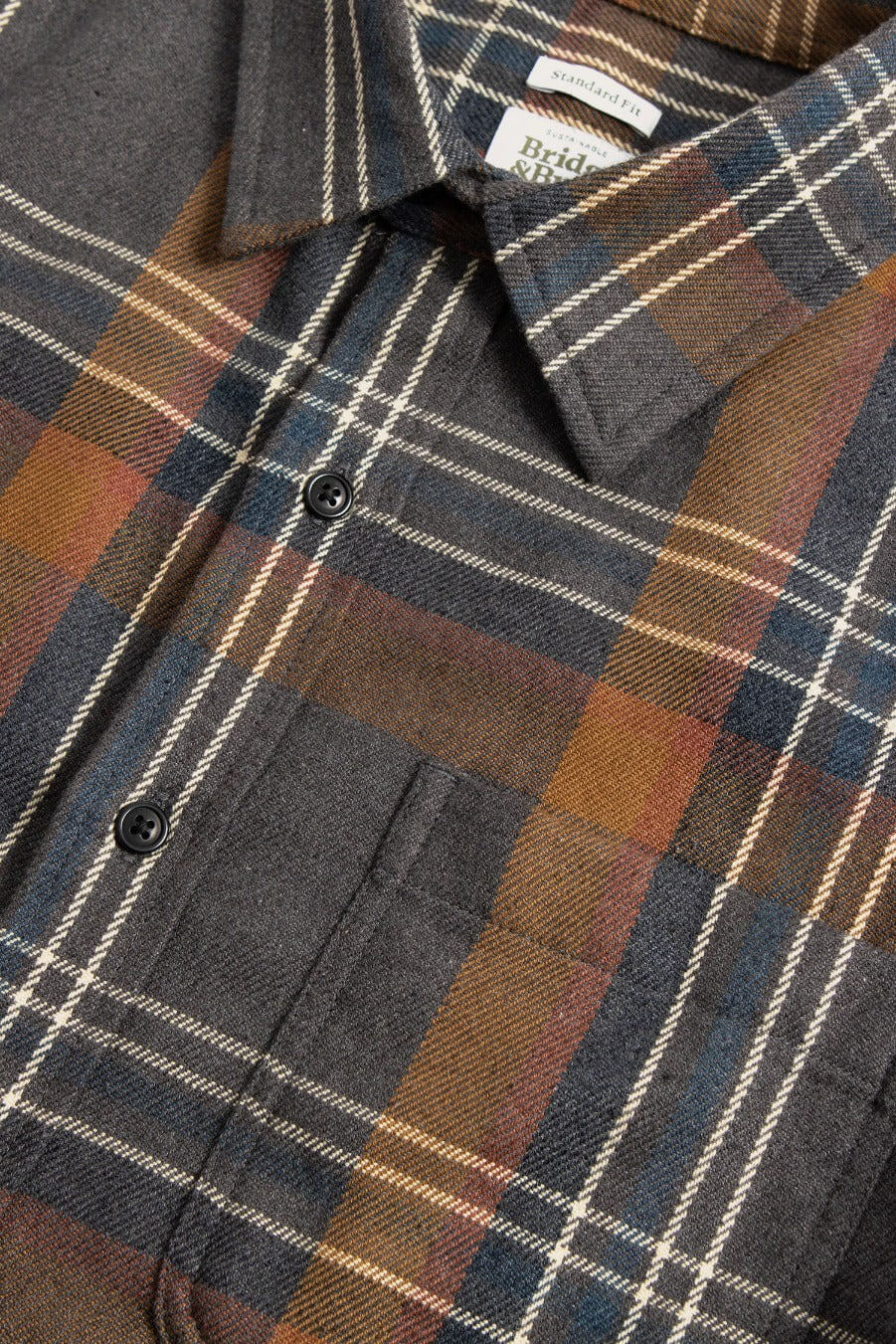 Bridge and Burn Jude Shirt in twilight plaid