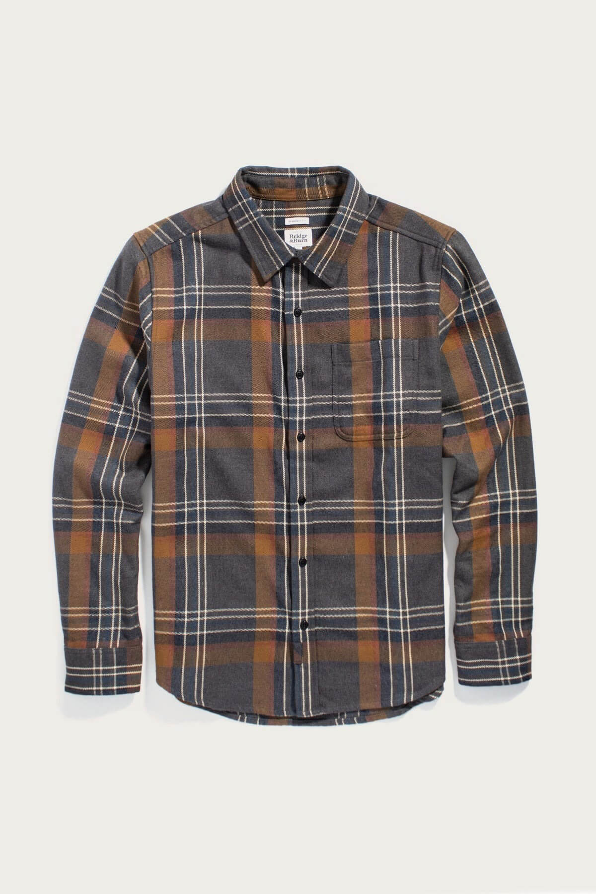 Bridge and Burn Jude Shirt in twilight plaid