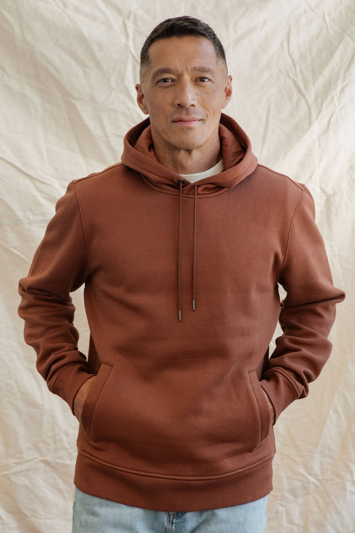 Bridge & Burn Williams Pullover Hoodie in burnt umber