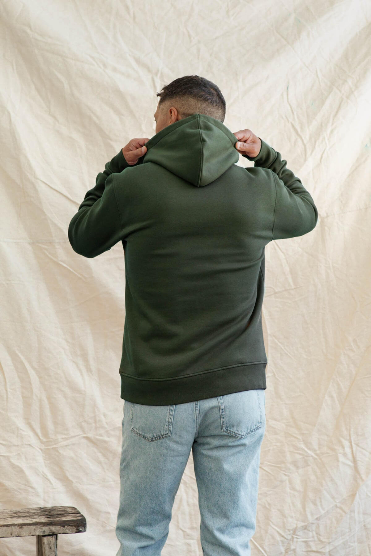 Bridge & Burn Williams Pullover Hoodie in forest night