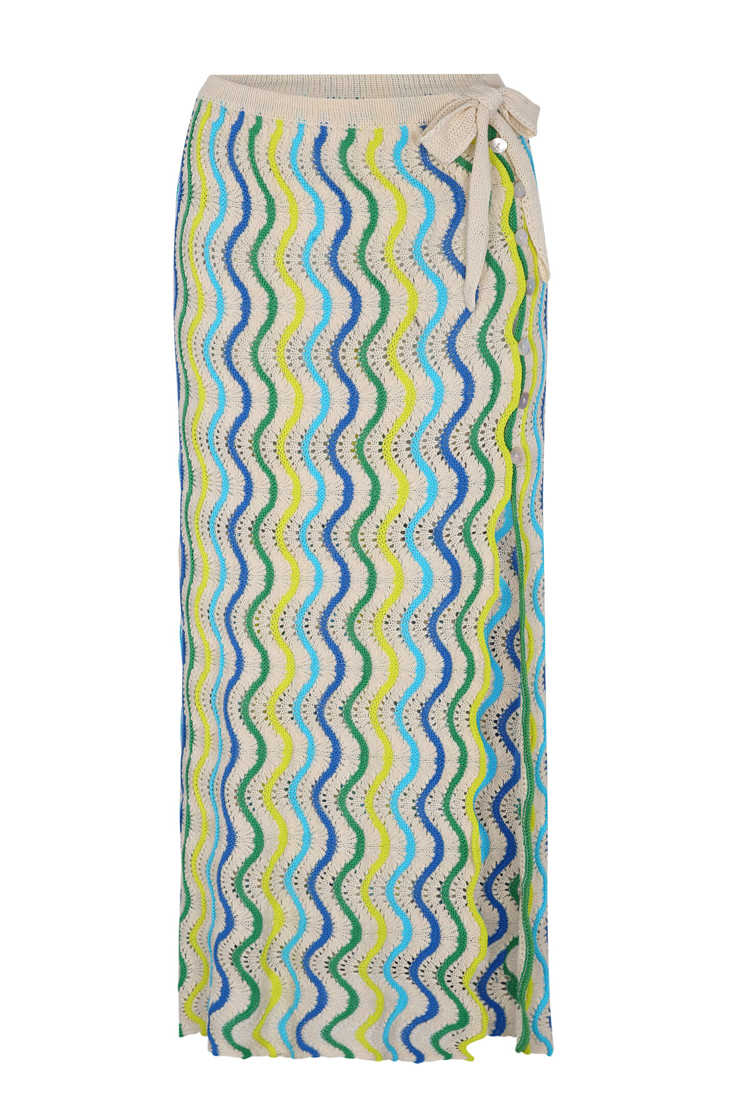 Capittana Jade knitted skirt in multicolor
