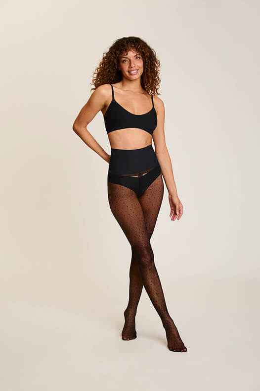 The Chic Dot Sheer Tights