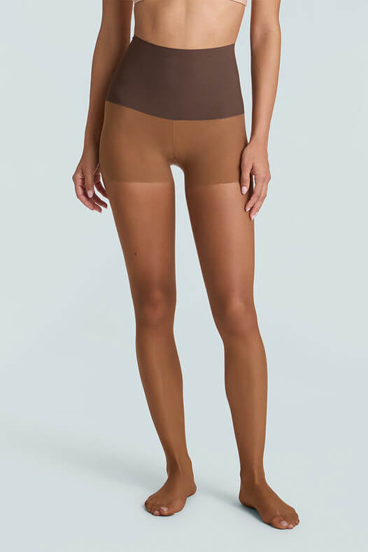 Commando The Essential Sheer Control Tights in espresso