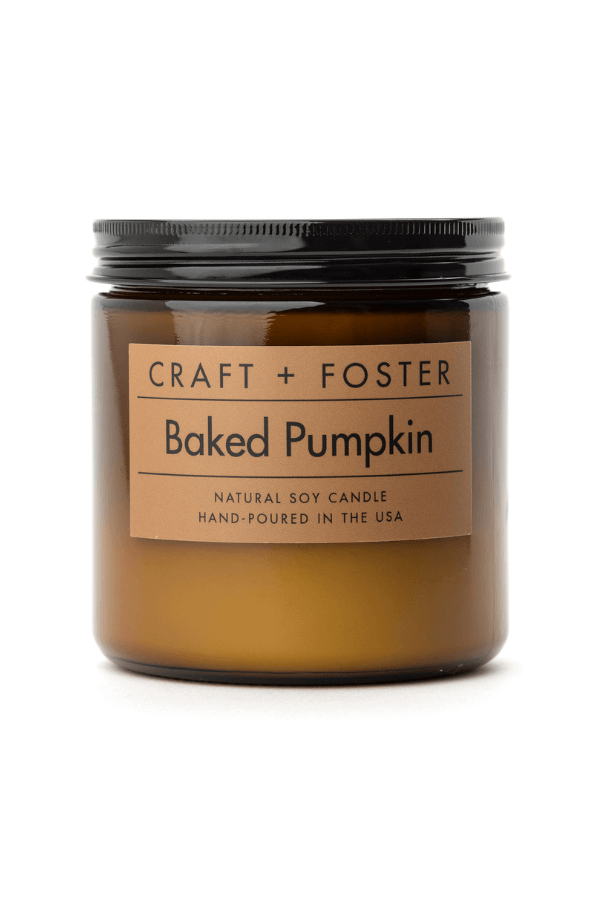 Craft + Foster Candle baked pumpkin