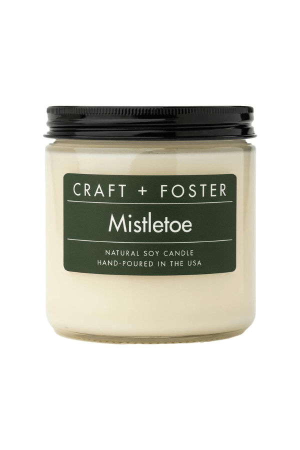 Craft + Foster Candle mistletoe