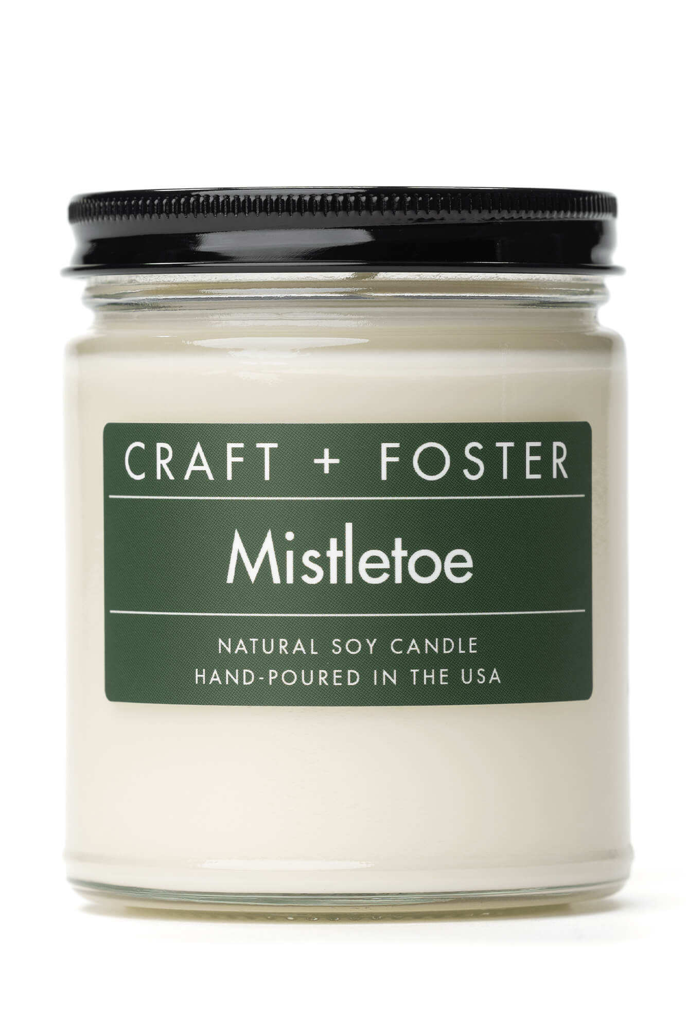Craft + Foster Jar Candles mistletoe