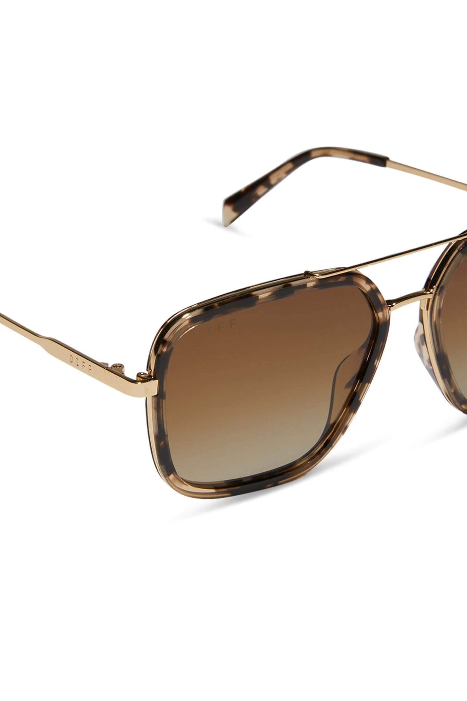 Diff Eyewear Jordan sunglasses in espresso tortoise