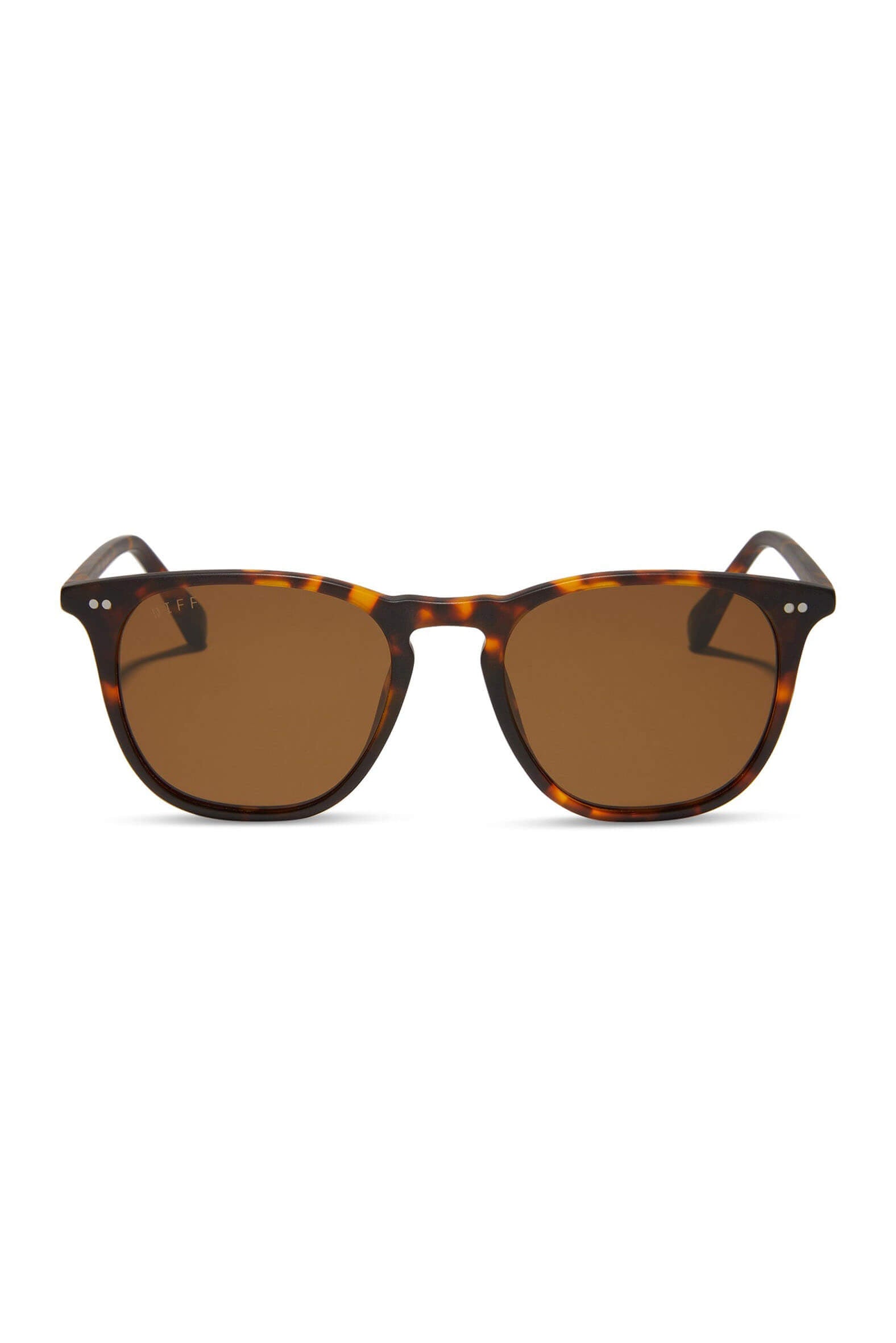 Diff eyewear maxwell xl matte rich tortoise brown