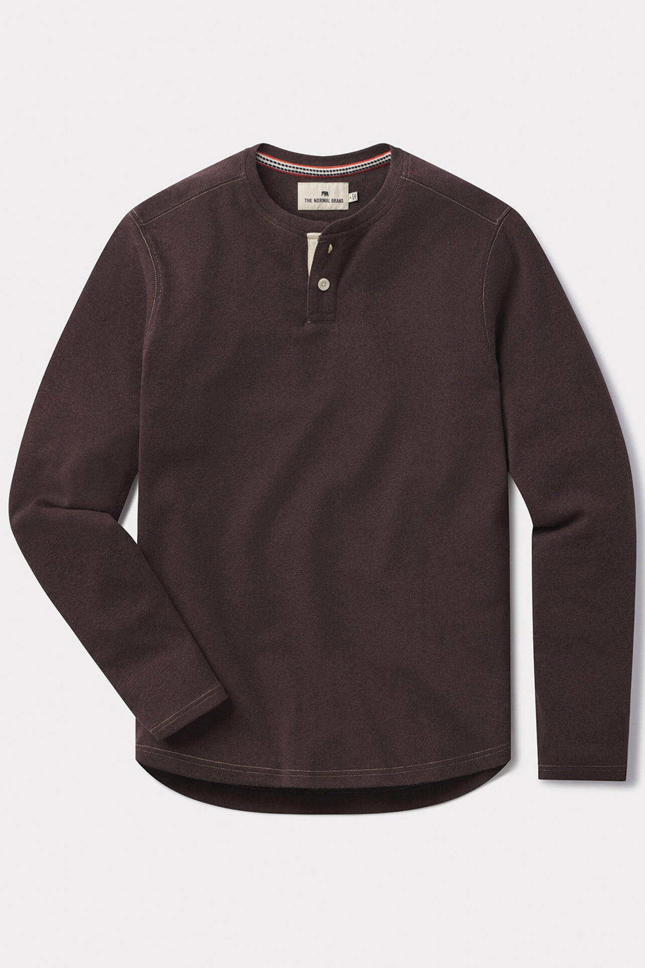 mens two button henley 