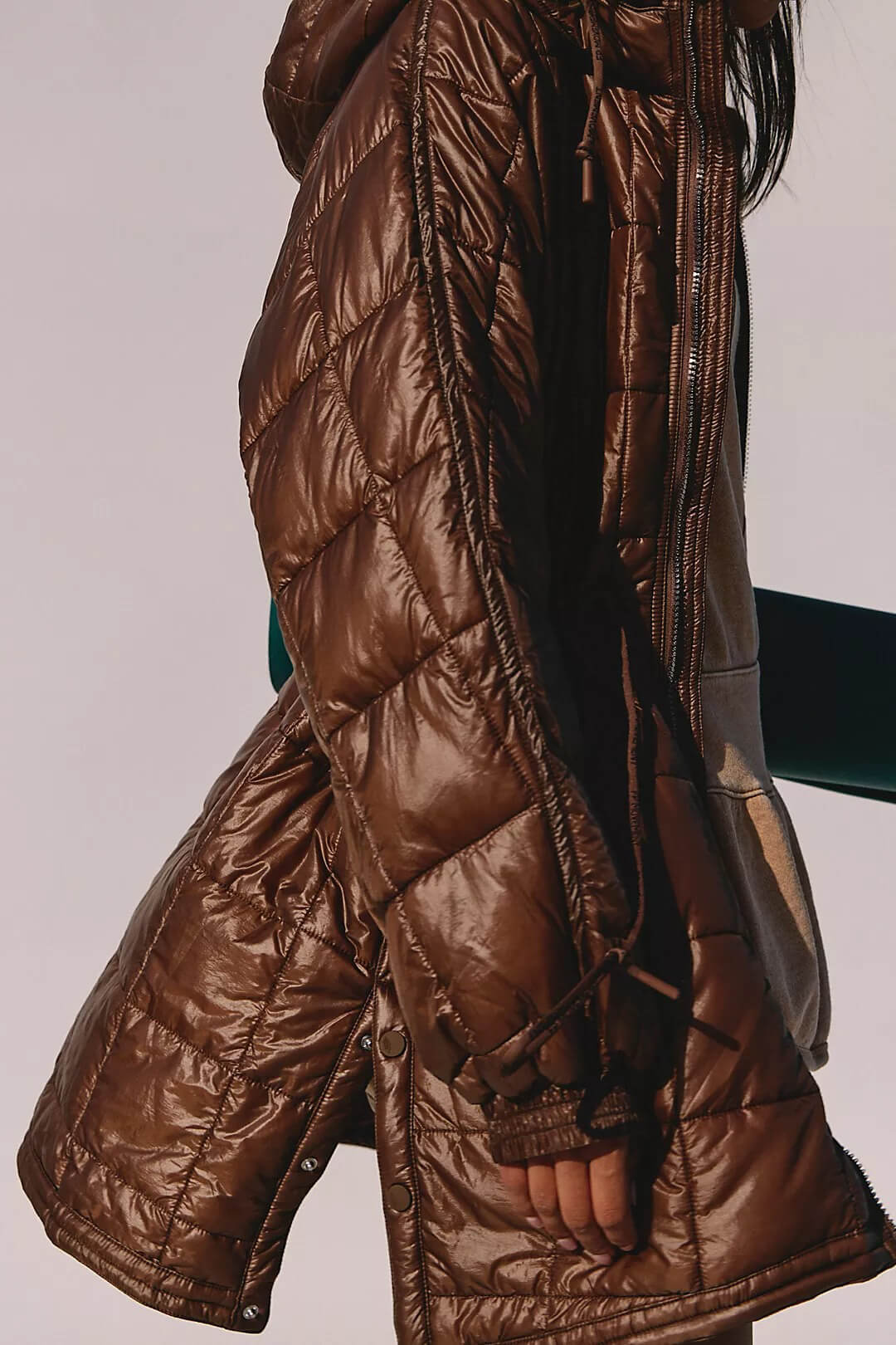 Free People Patricia packable puffer in walnut