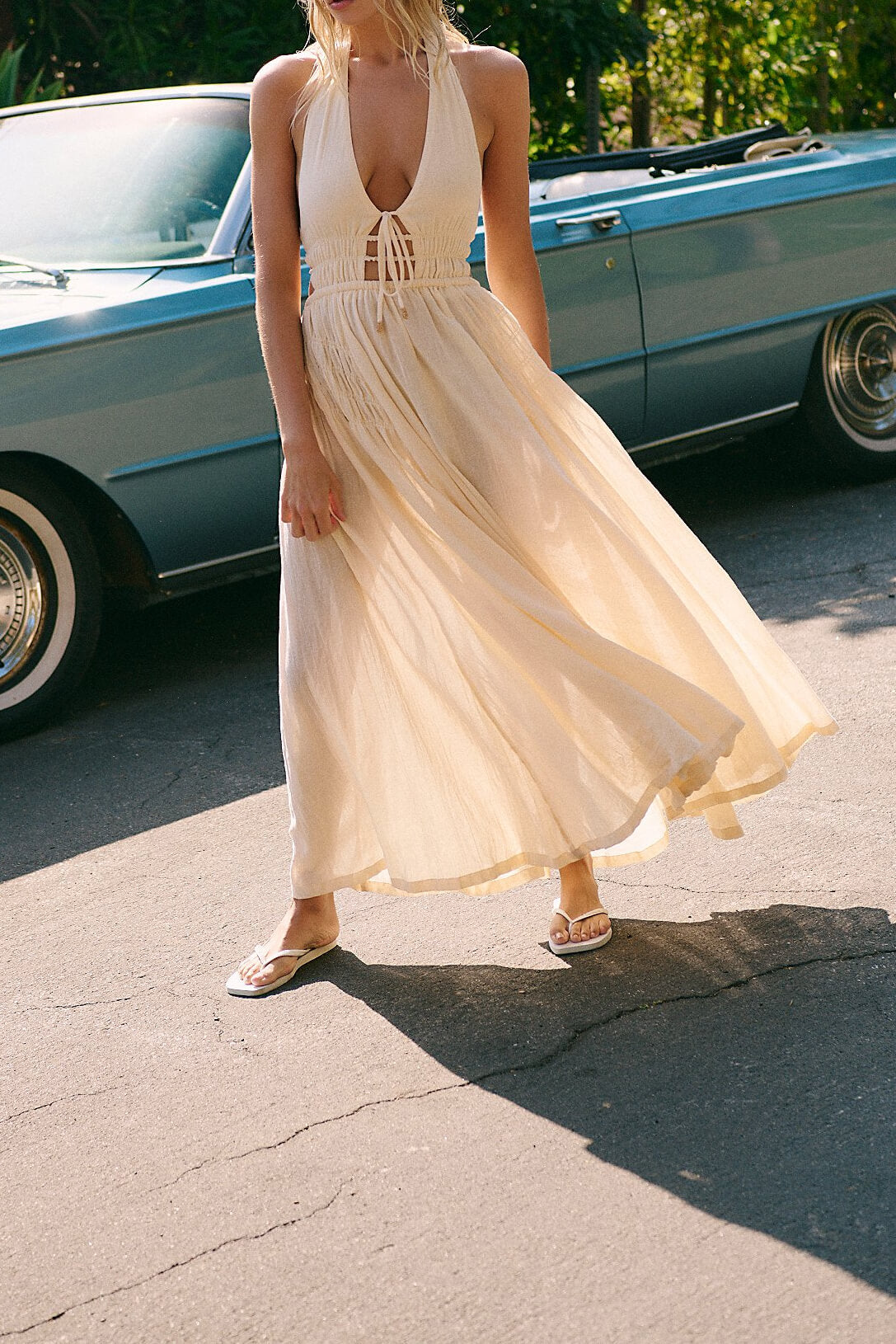 Free People Angel Maxi in buttercream