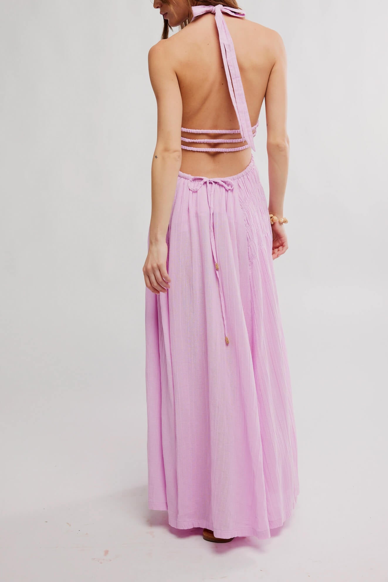 Free People Angel Maxi in lilac bouquet