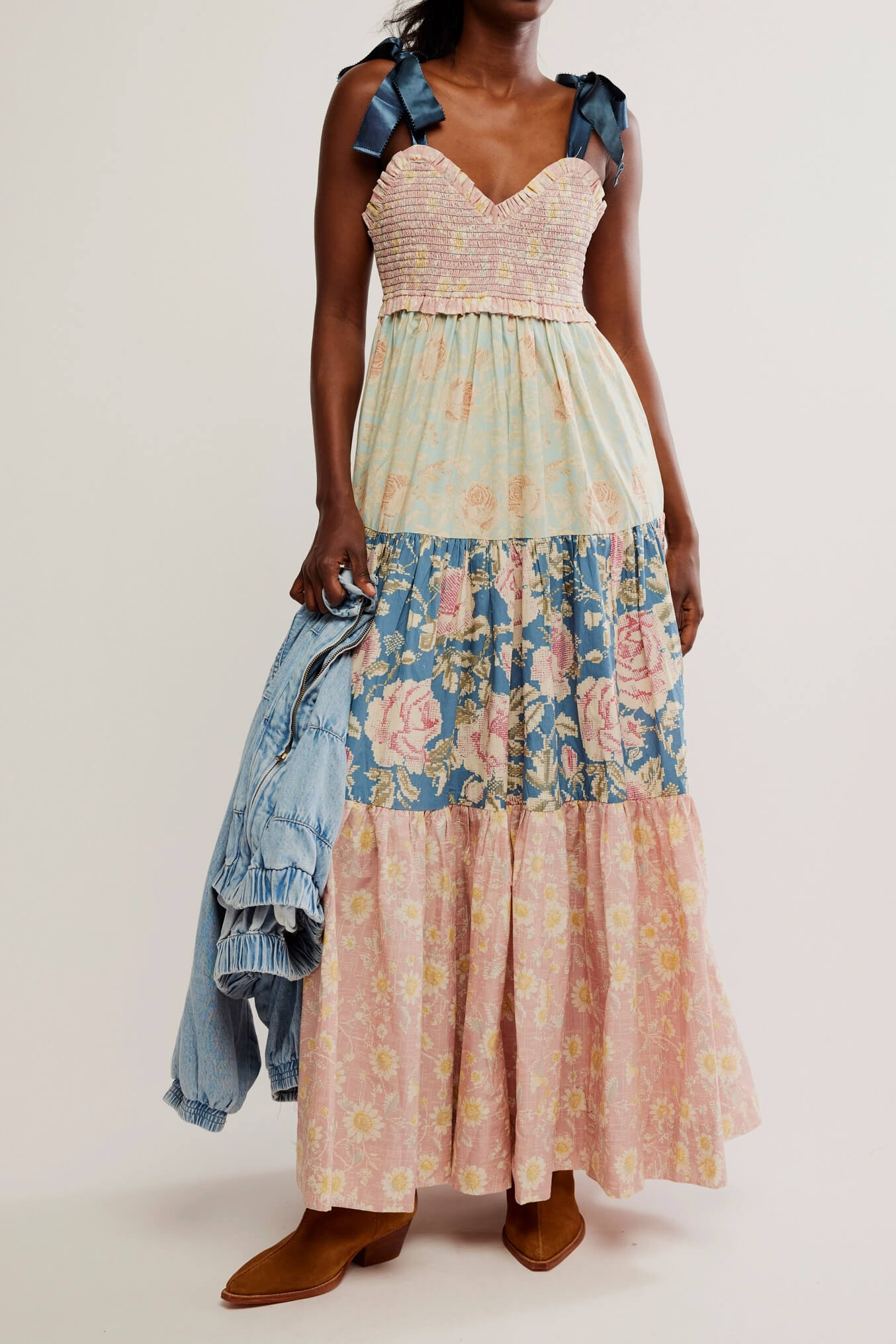 Free People bluebell maxi in antique combo