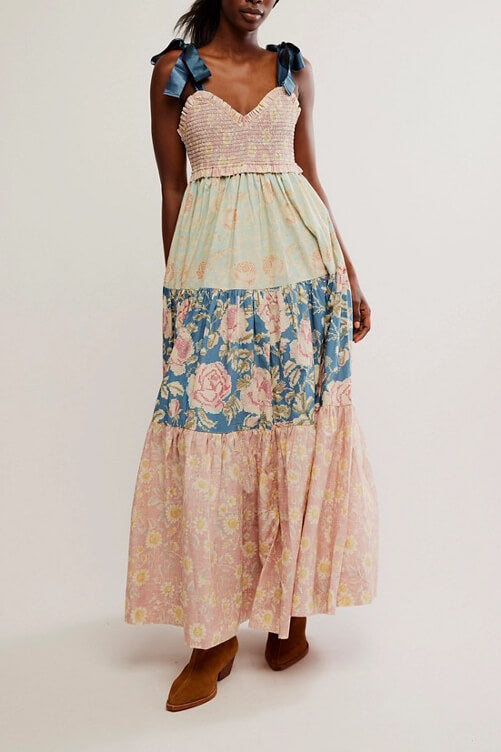 Free People bluebell maxi in antique combo