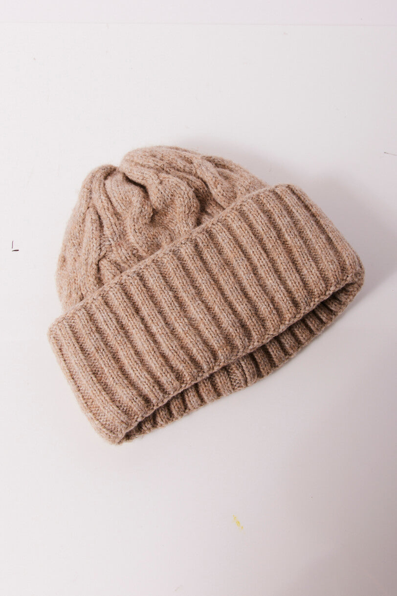 Free People coast line beanie in oatmeal