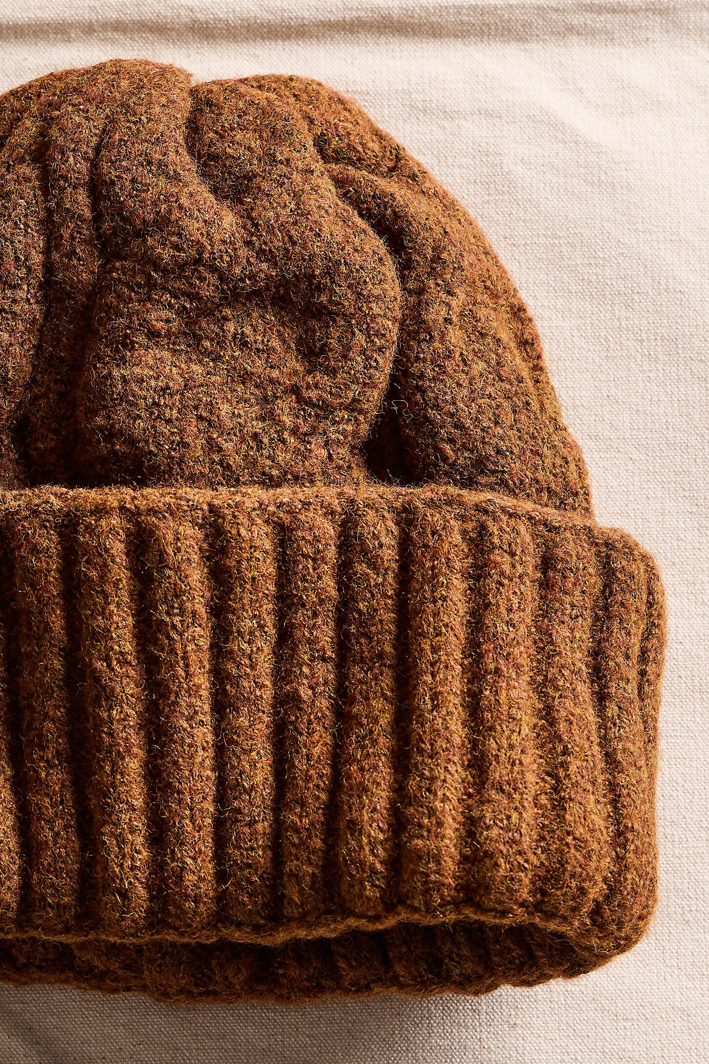 Free People Coast Line Beanie in coffee