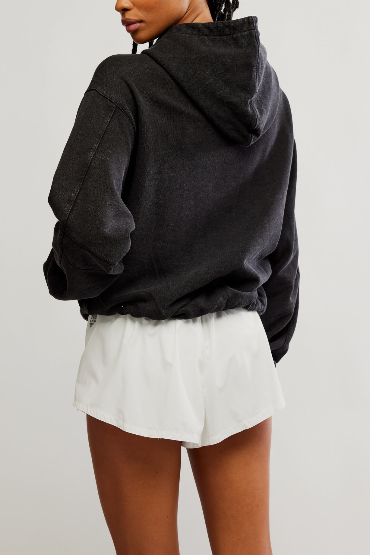 Free People Day Off Hoodie in black