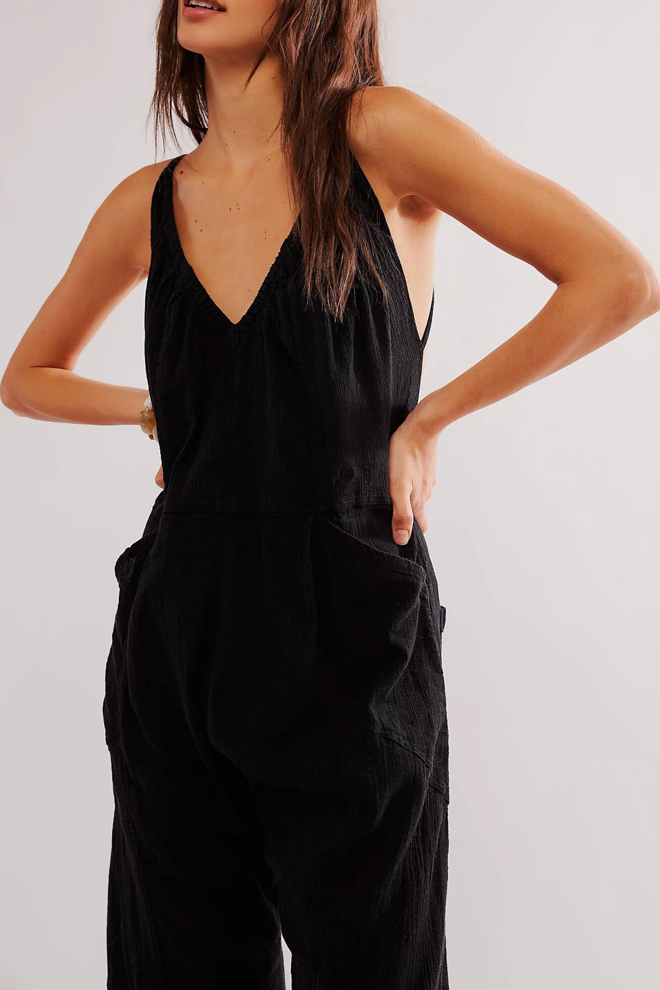 Free People dream free harem one piece in black