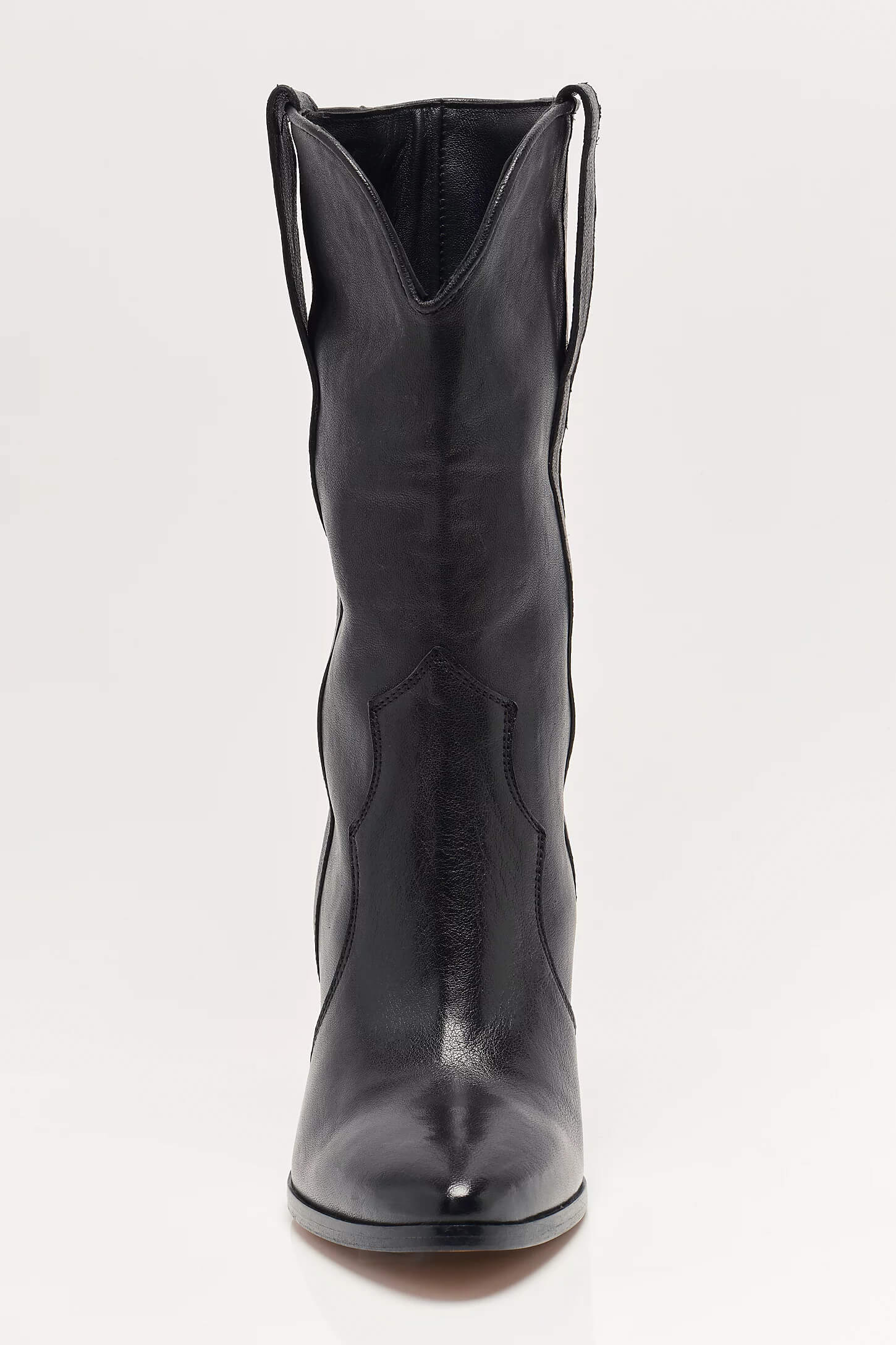 Free People Feather Heel Boot in black leather