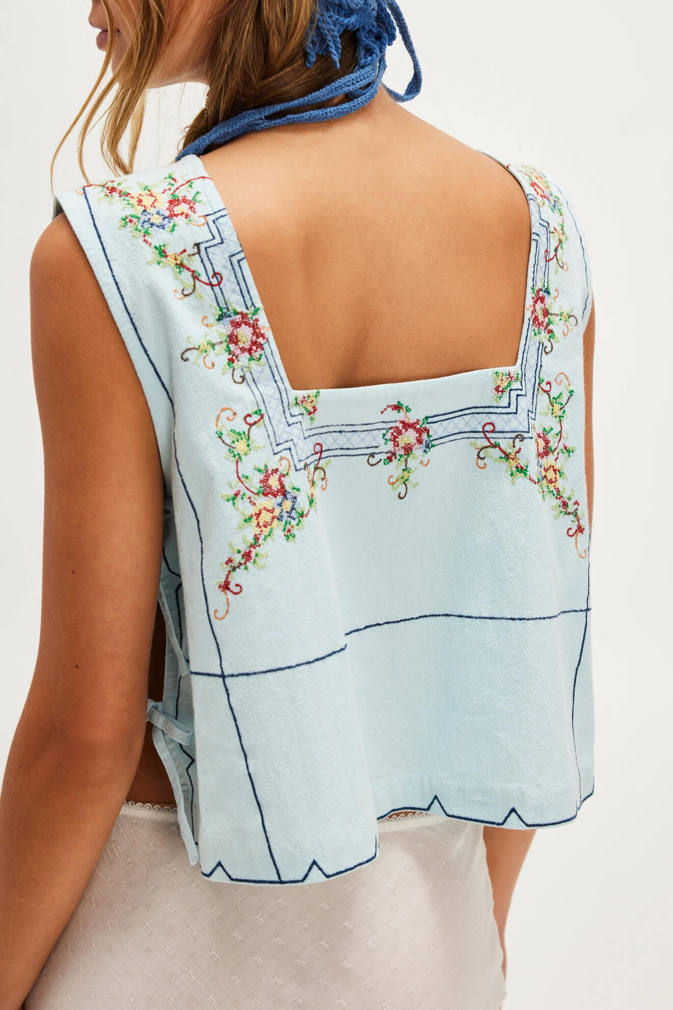 Free People Garden Wall in blue combo