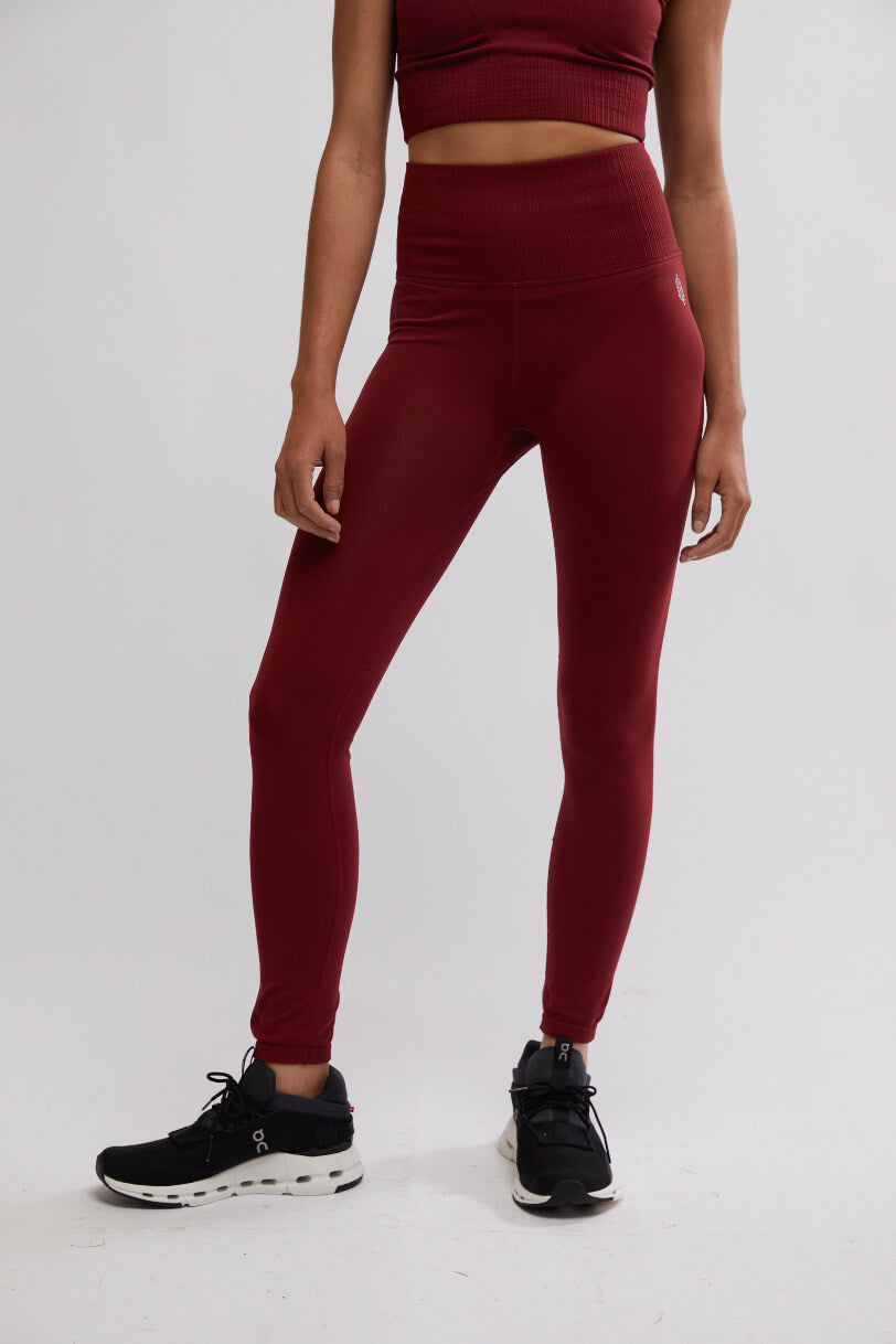 Free People good karma leggins in sour cherry