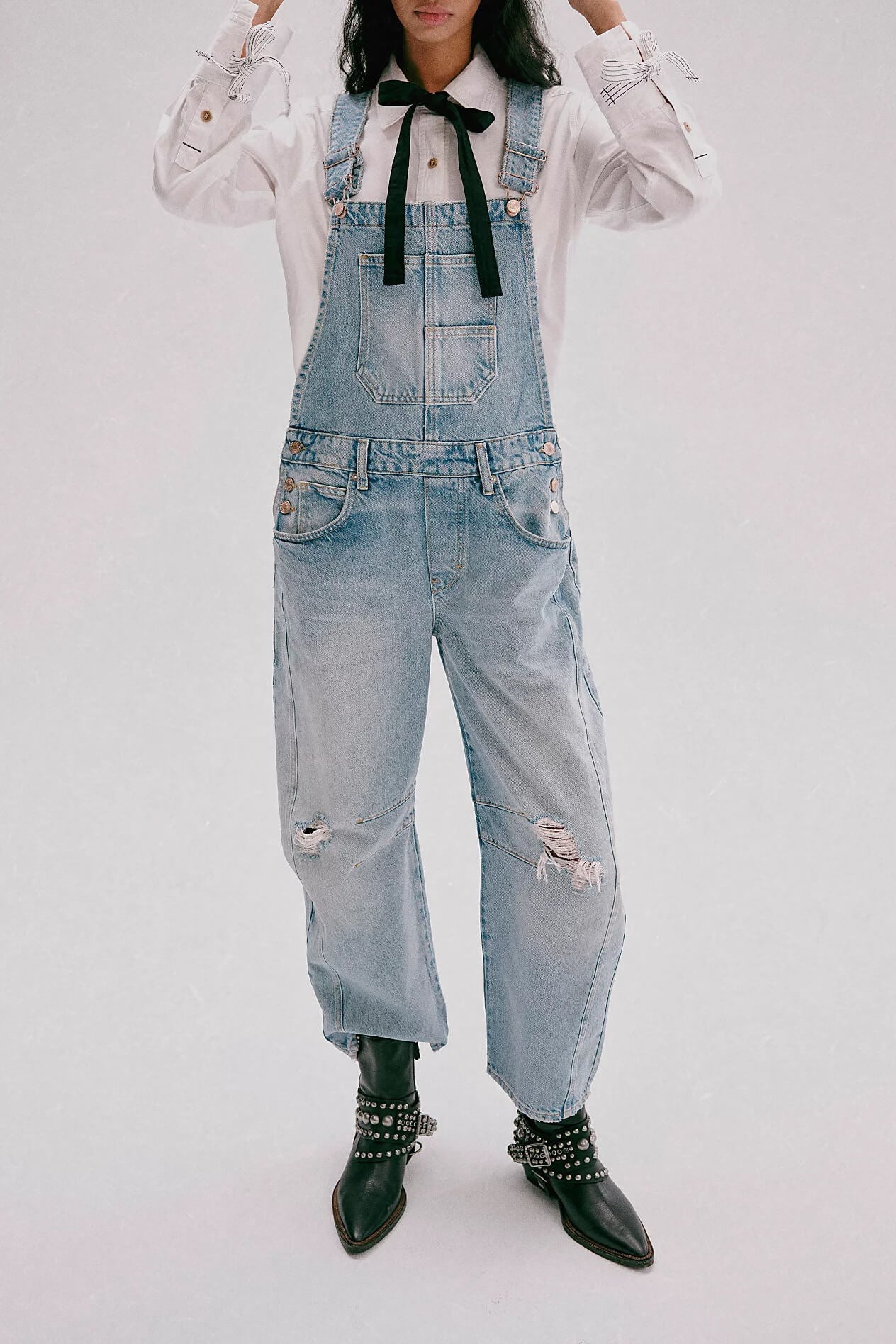 Free People good luck overalls in going steady