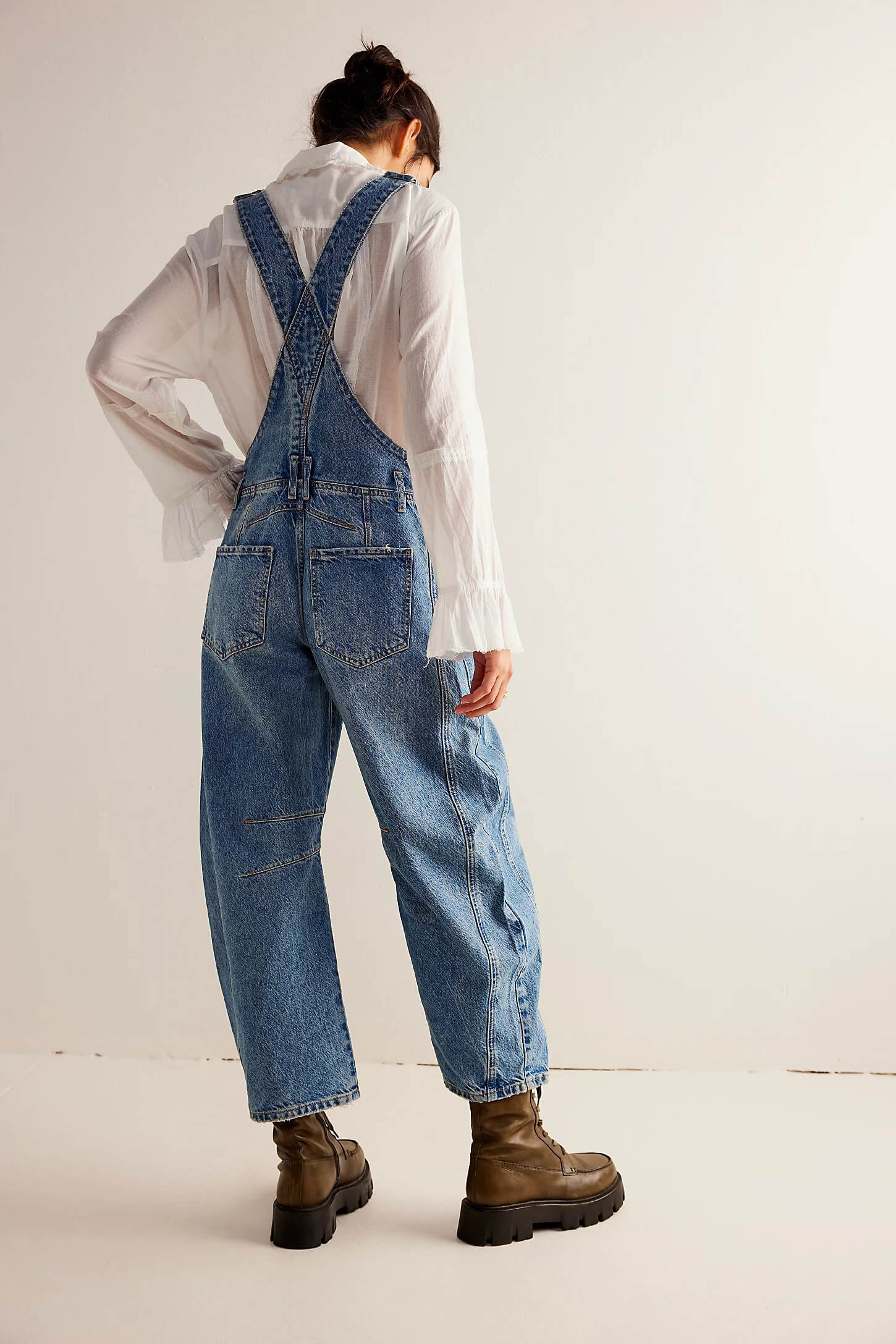 Free People Good luck overall in ultra light beam