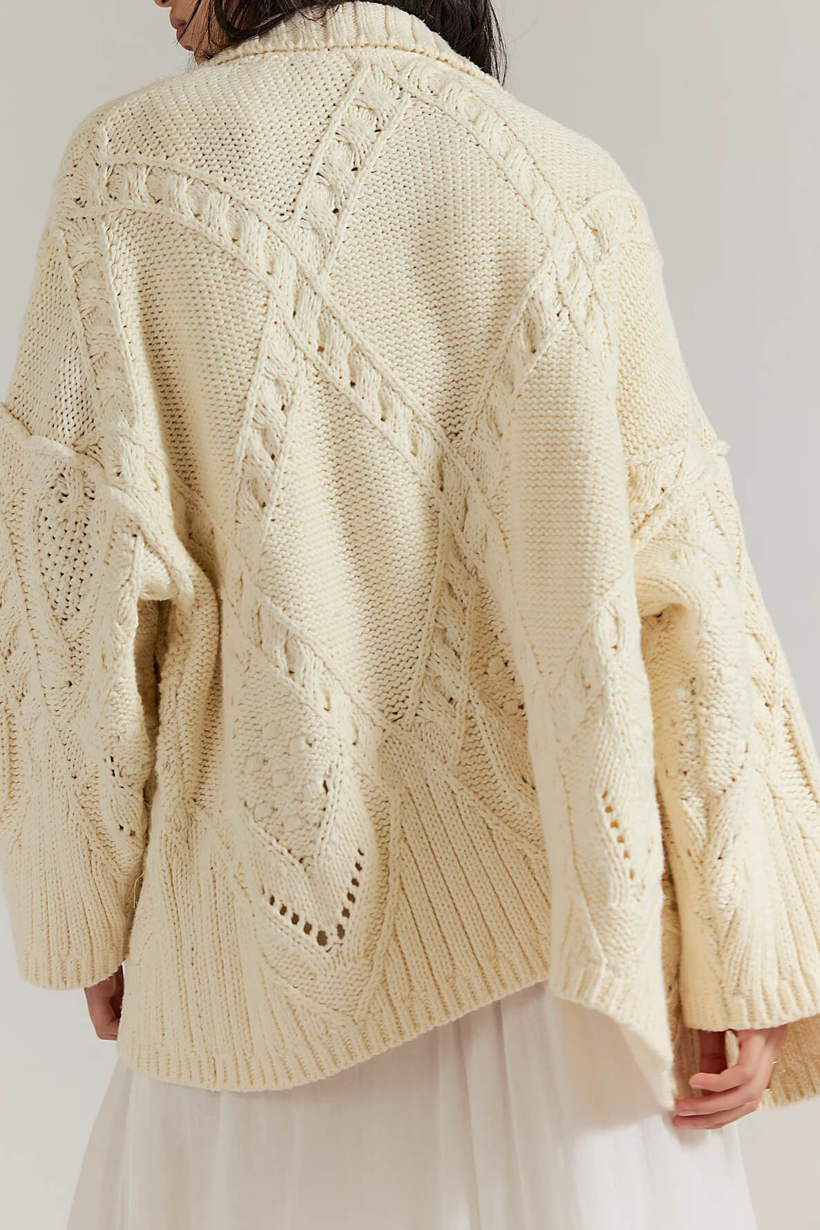 Free People Heart You Cardigan in ivory