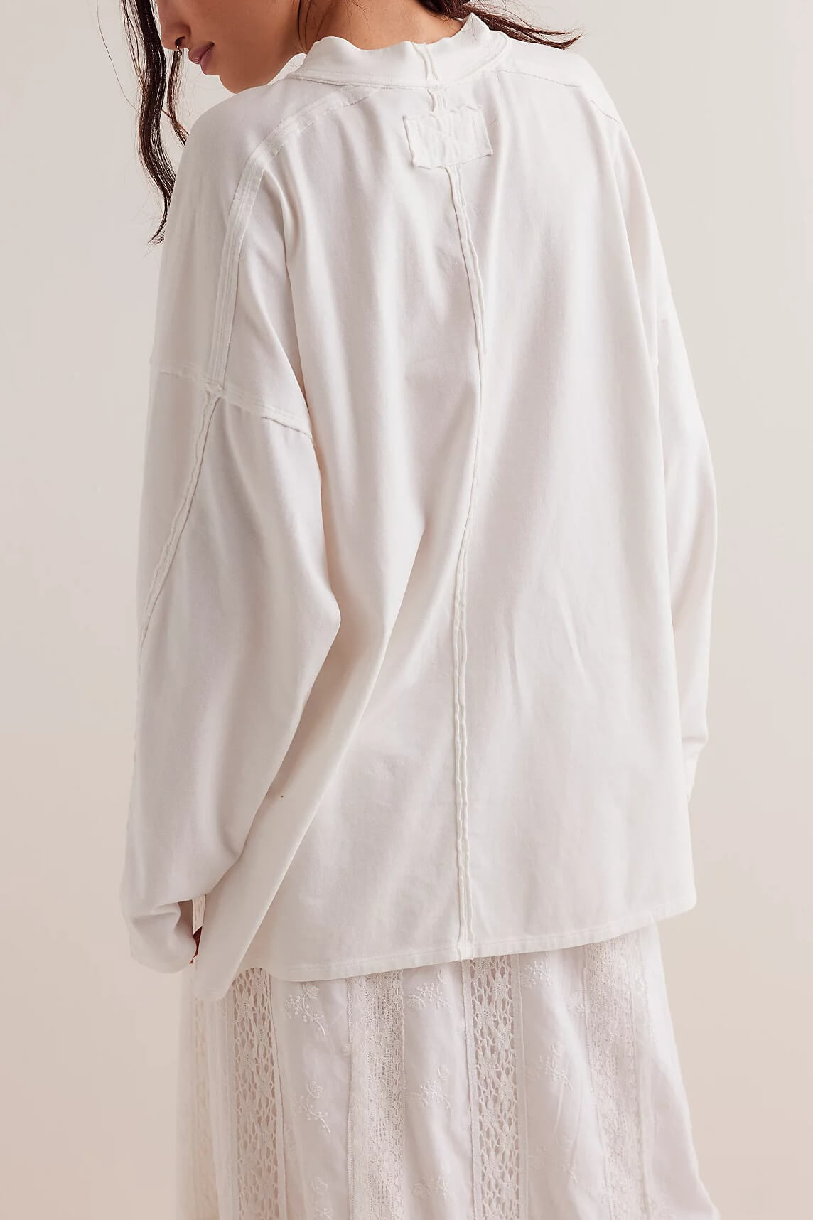 Free People Heater Tee in white