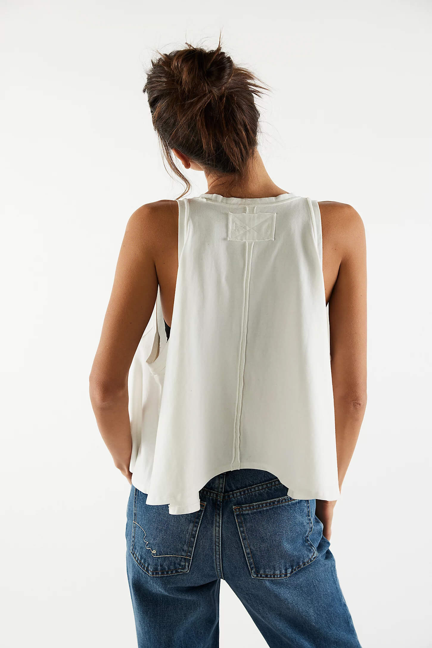 Free People Hialeah Tee in clean ivory