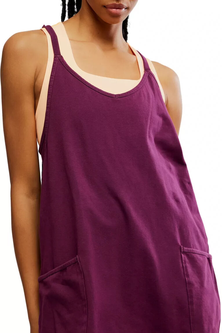 Free People Hot Shot Mini in black cherry