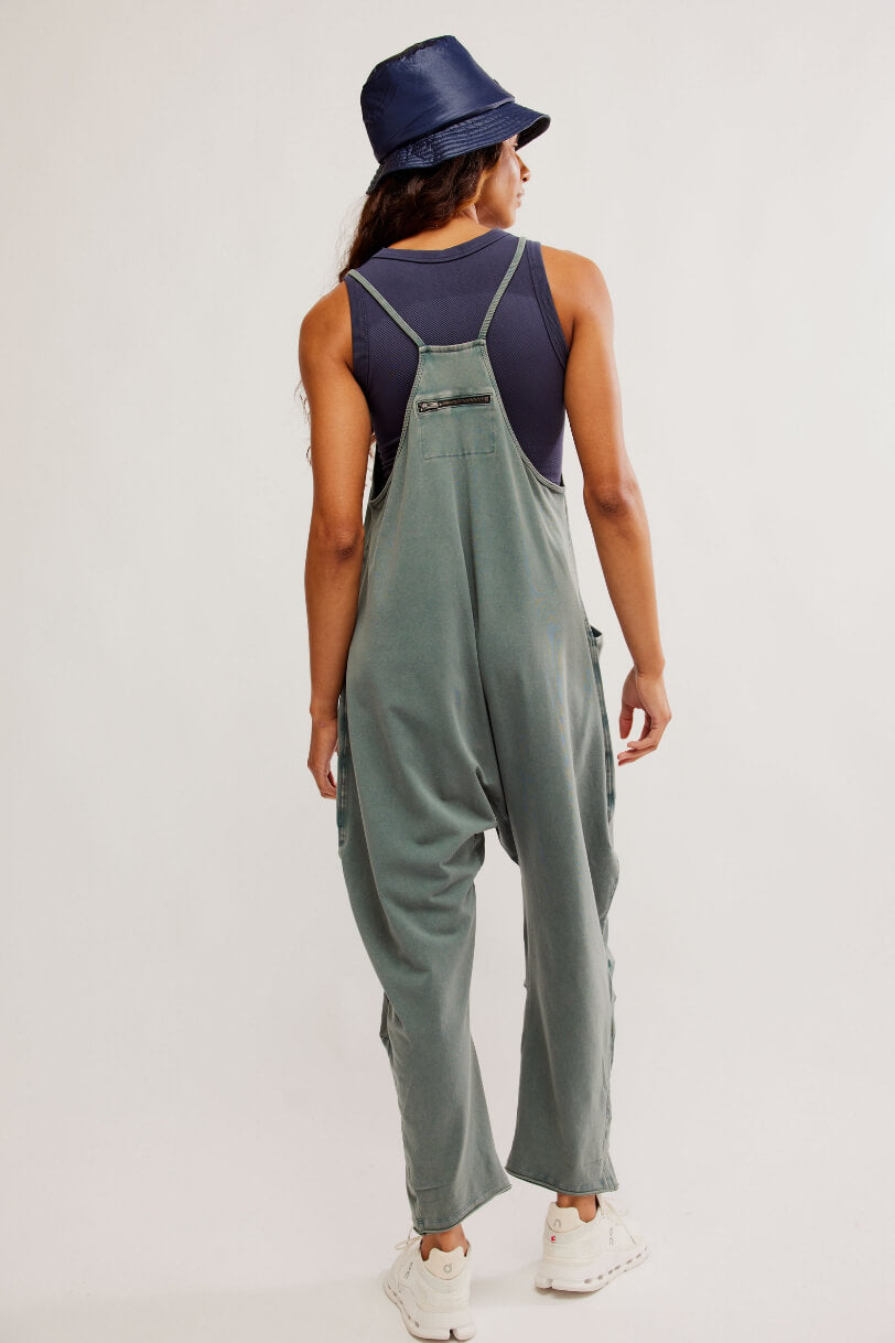 Free People hot shot onesie in midnight jade