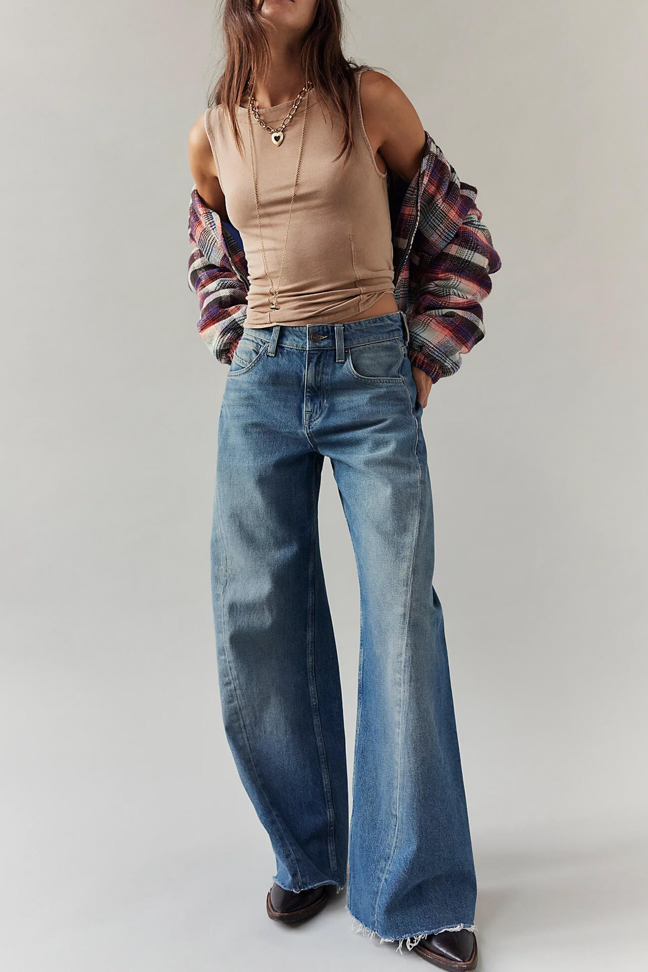 Free People Iconic Tank in tannin