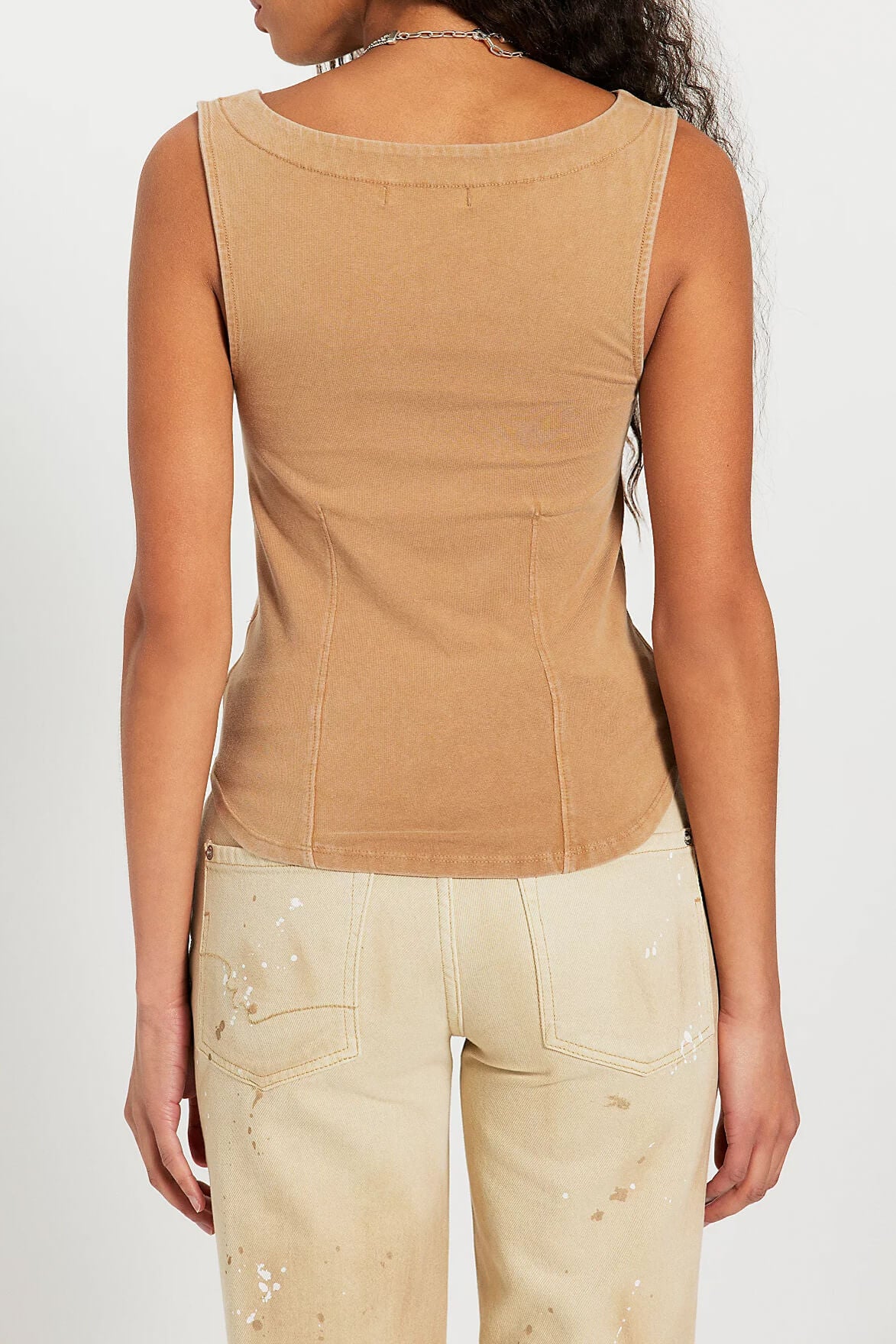 Free People Iconic Tank in tannin