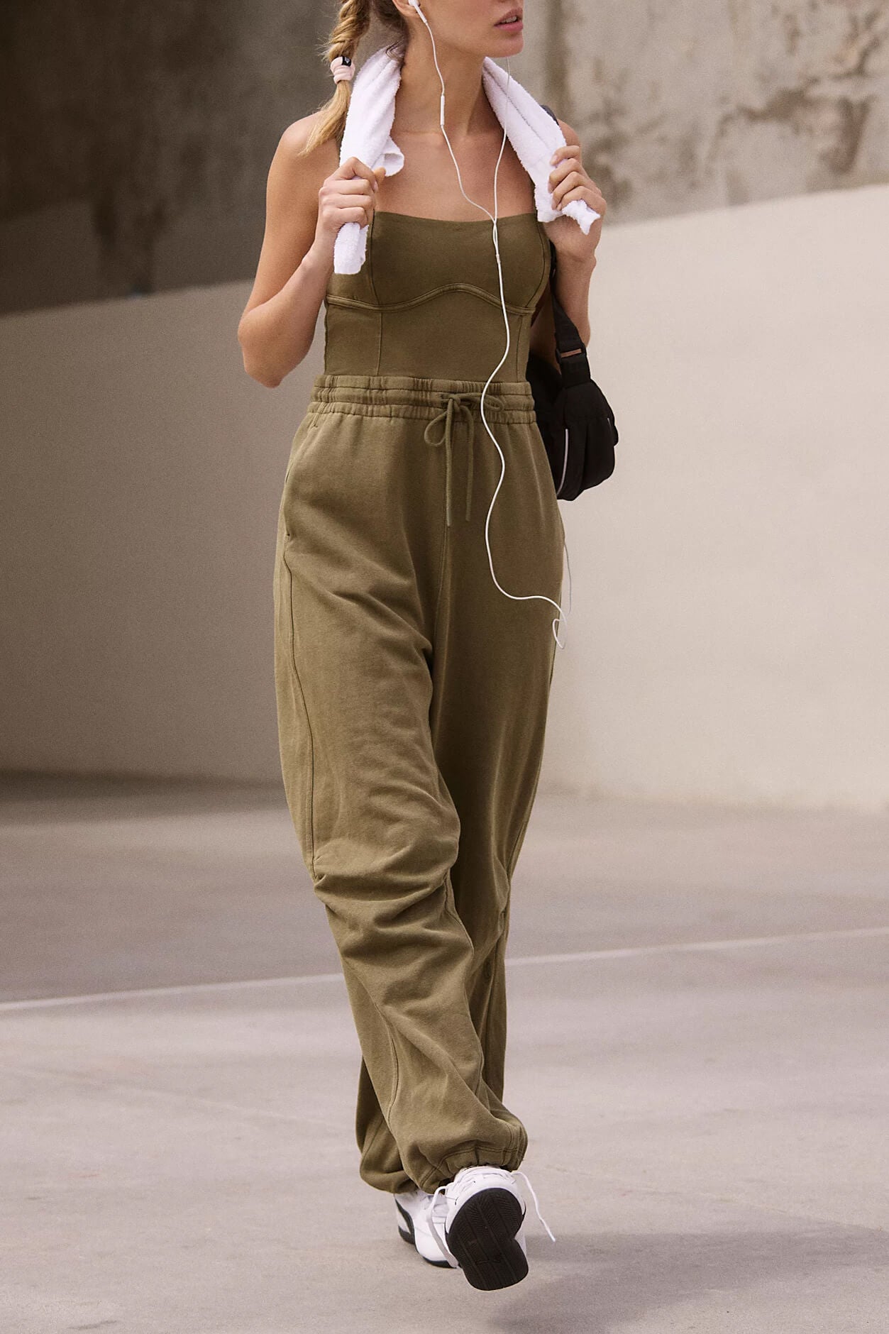 Free People Inbound Onesie in seagrass