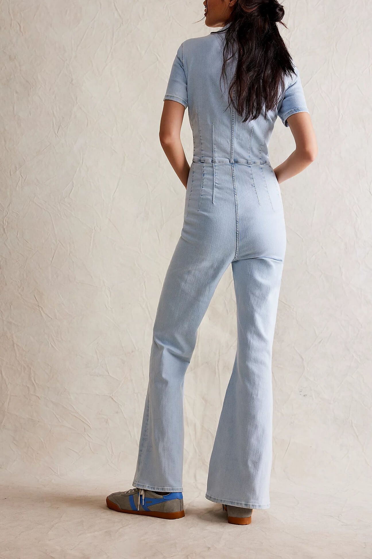 Free People Jayde flare jumpsuit in whimsy
