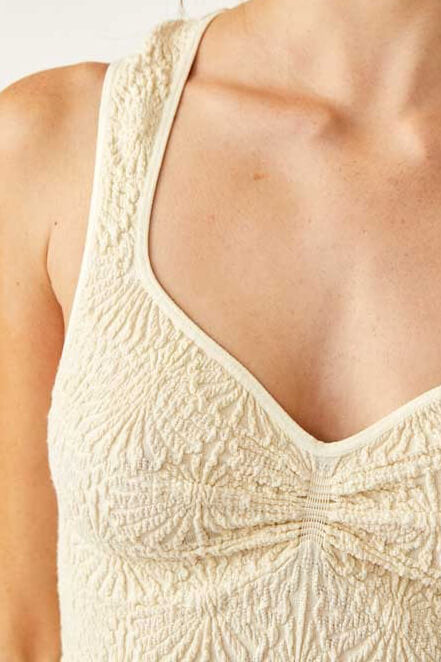 Free People love letter sweetheart cami in ivory