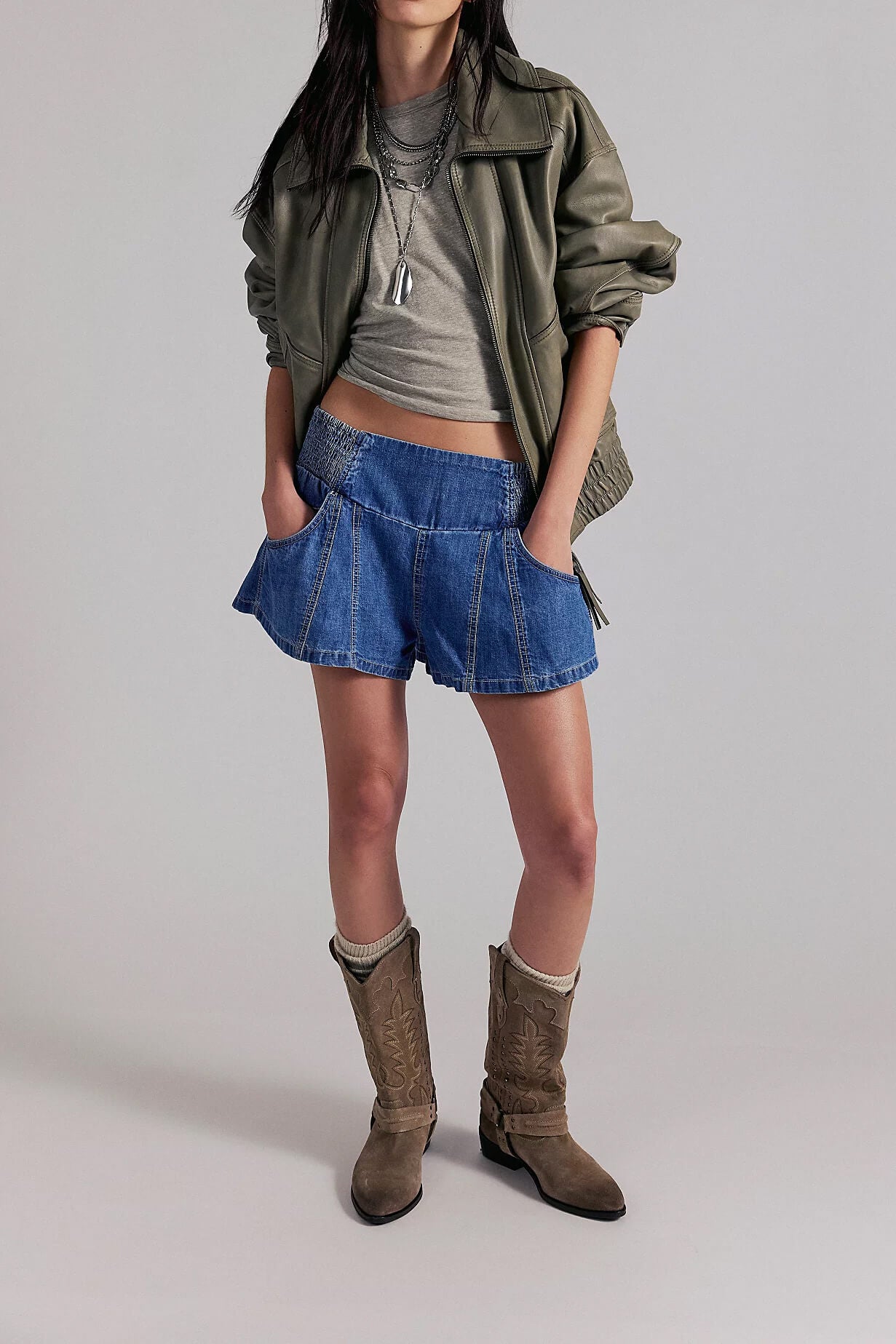 Free People Luna Pull On Short in solie