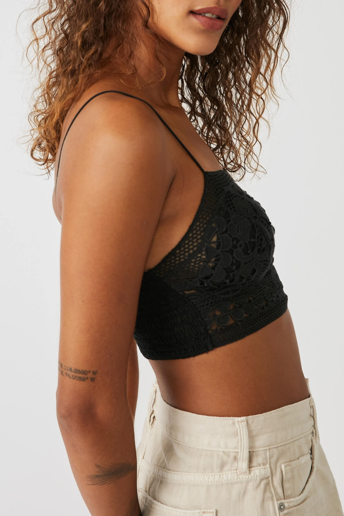 Free People Lyra Bralette in black