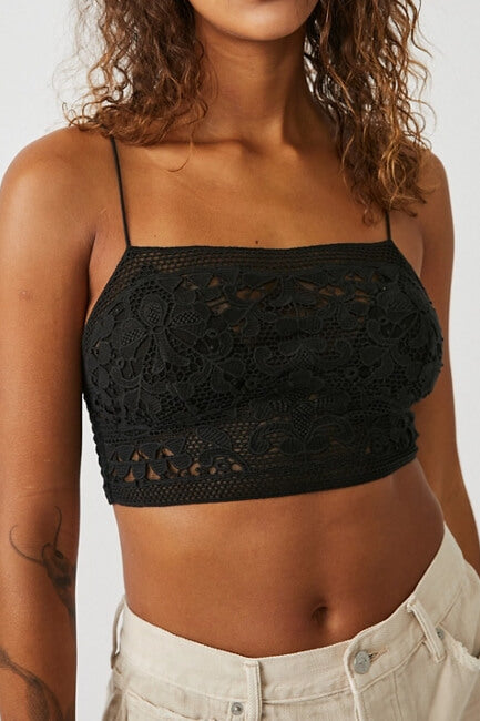 Free People Lyra Bralette in black
