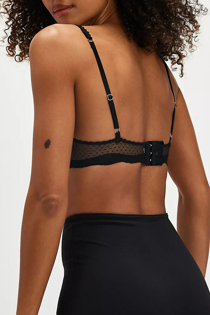 Free People mid week underwire bra in black