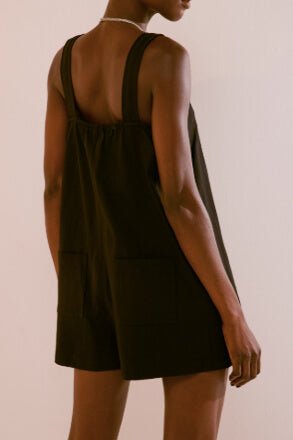 Free People Nichola romper in black