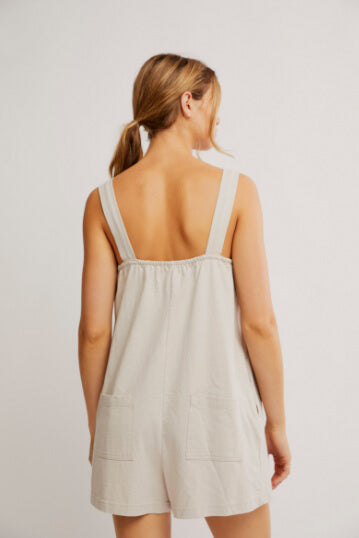 Free People Nichola romper in pumice stone