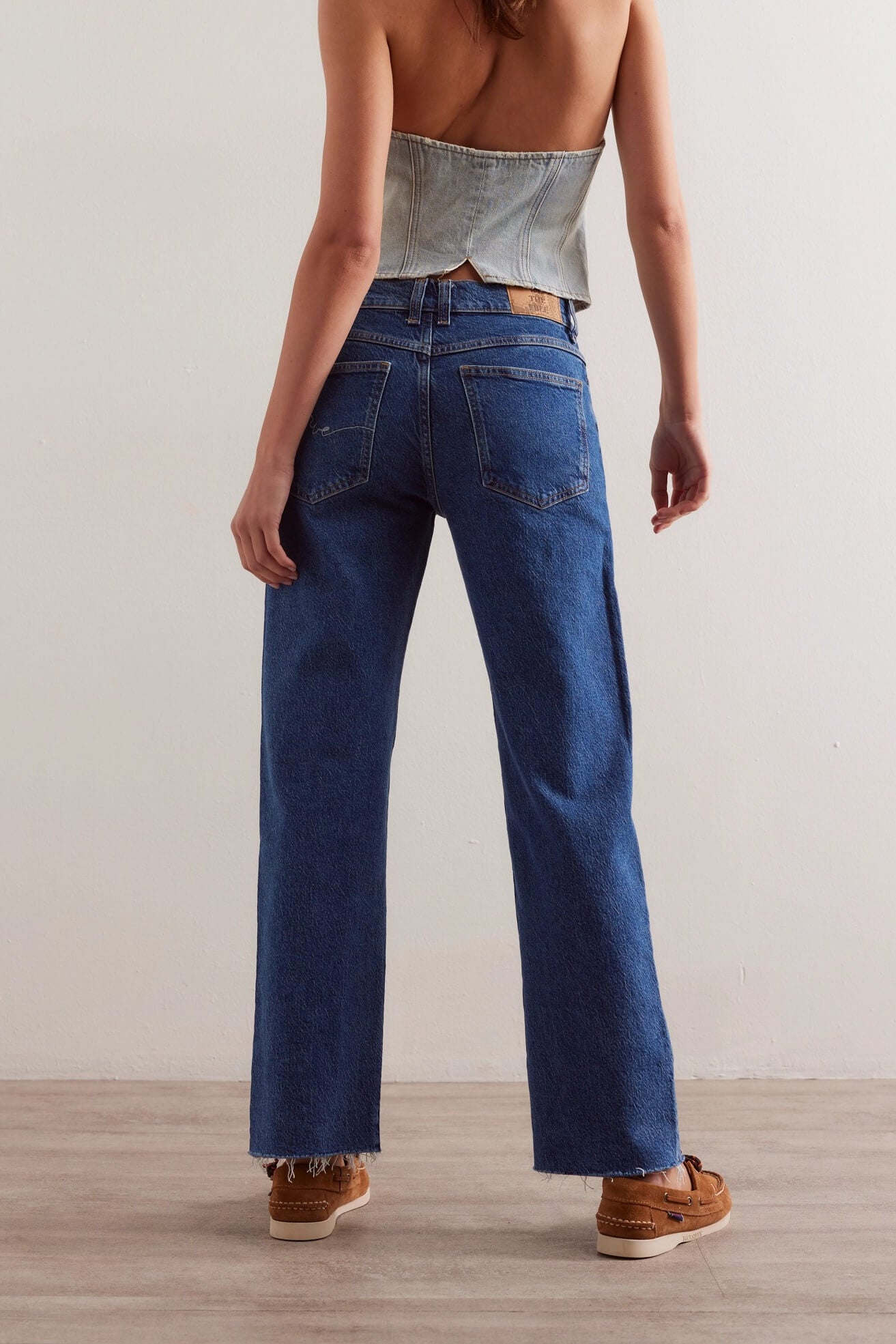 Free People risk taker mid rise jean in be bold