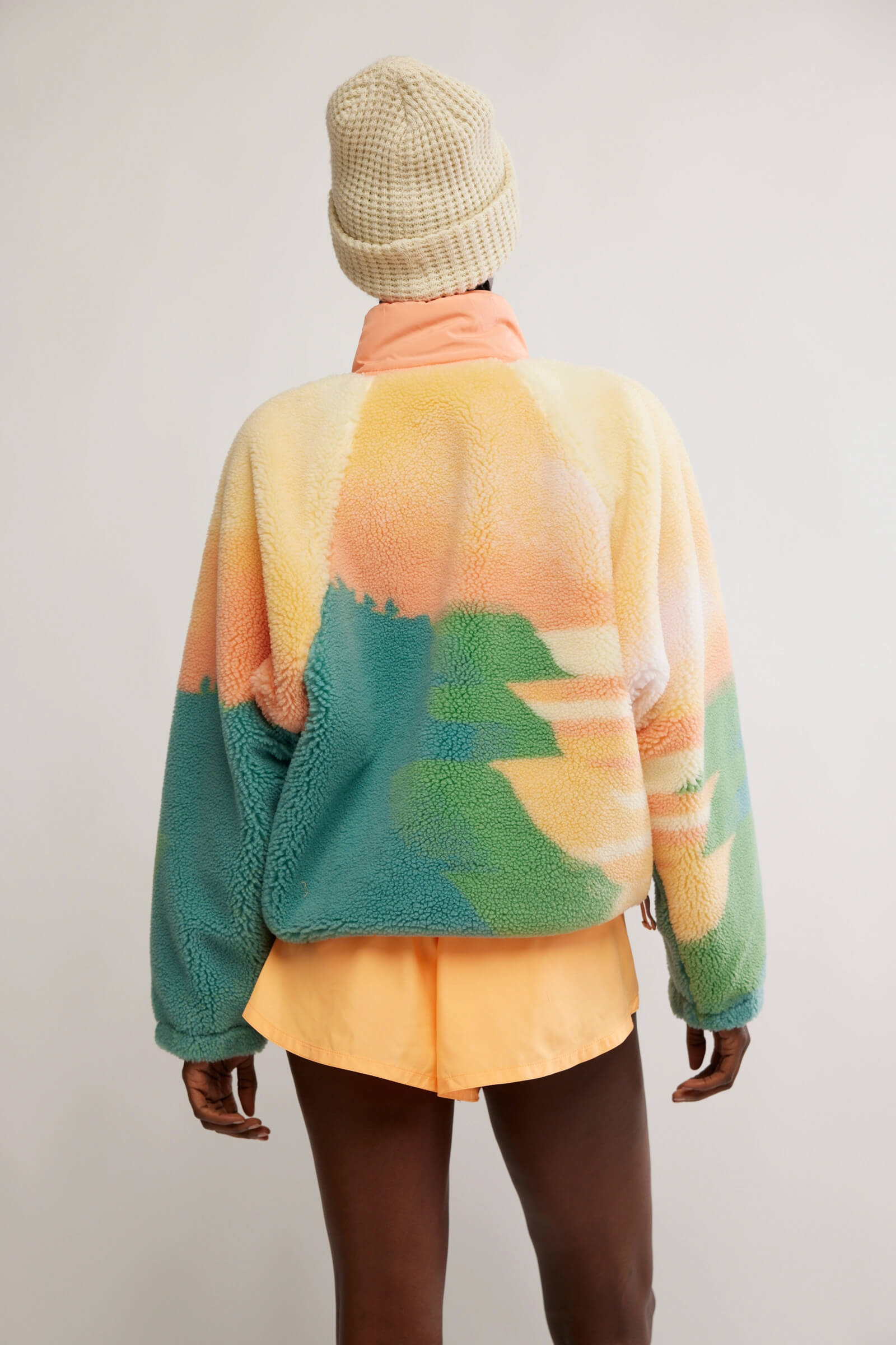 Free People Rocky Ridge Pullover in sunfaded horizon combo