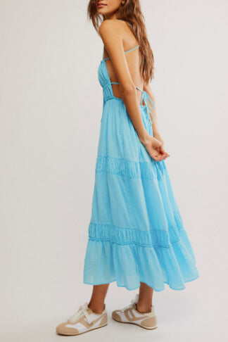 Free People Taking Sides Maxi in Splash