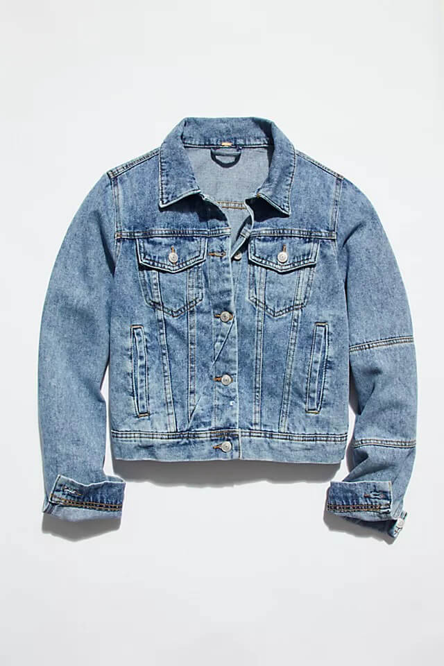 Free People rumors denim jacket in indigo