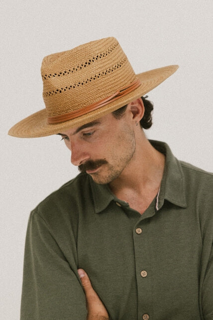 Gigi Pip Amalfi Straw Rancher Hat in natural
