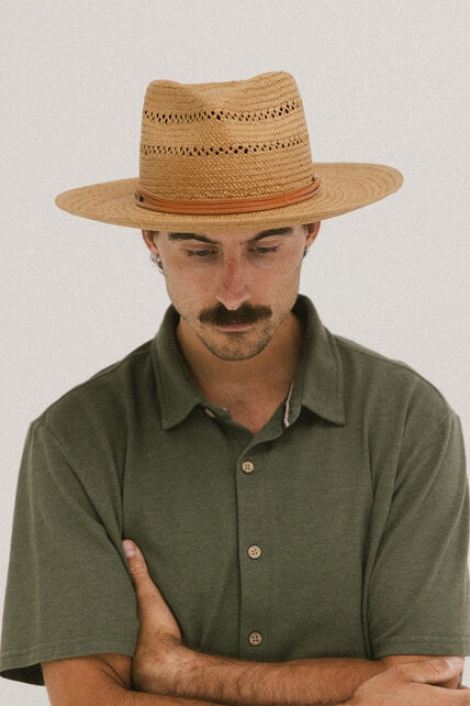 Gigi Pip Amalfi Straw Rancher Hat in natural