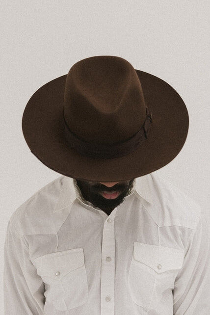 Gigi Pip Delmar Fedora in dark brown